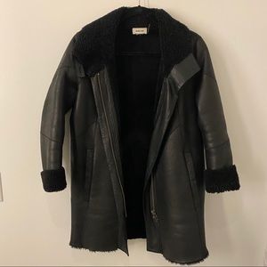 Helmet Lang shearling coat